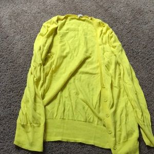 A bright yellow blazer